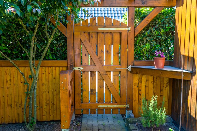 Wood Gate Repair in Spring